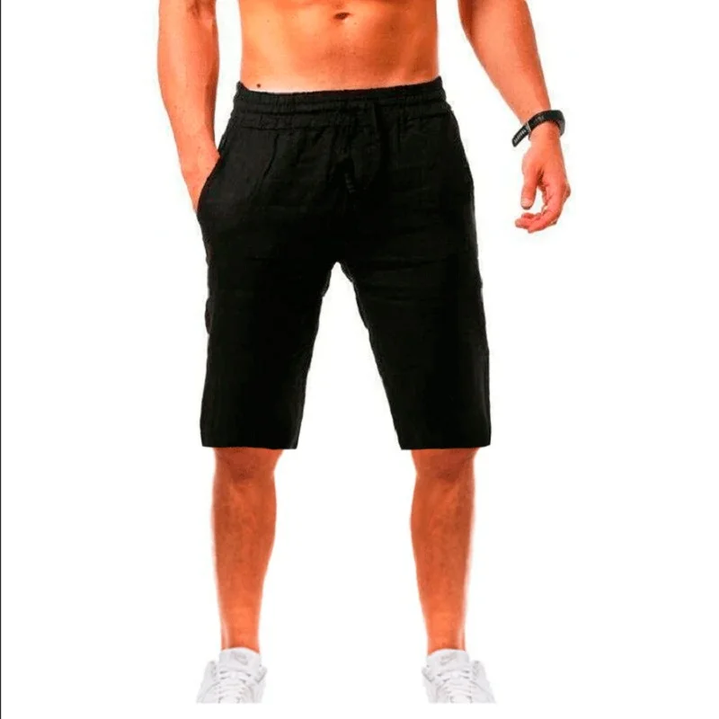 Men's Cotton Linen Shorts - Image 5