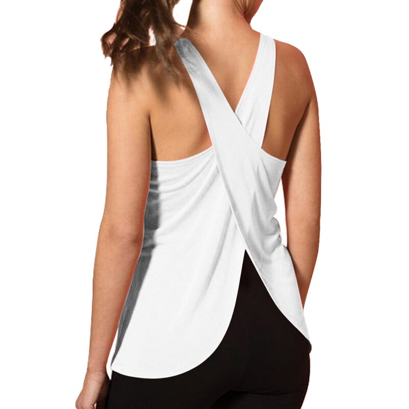 Cross Back Yoga Shirt - Image 2