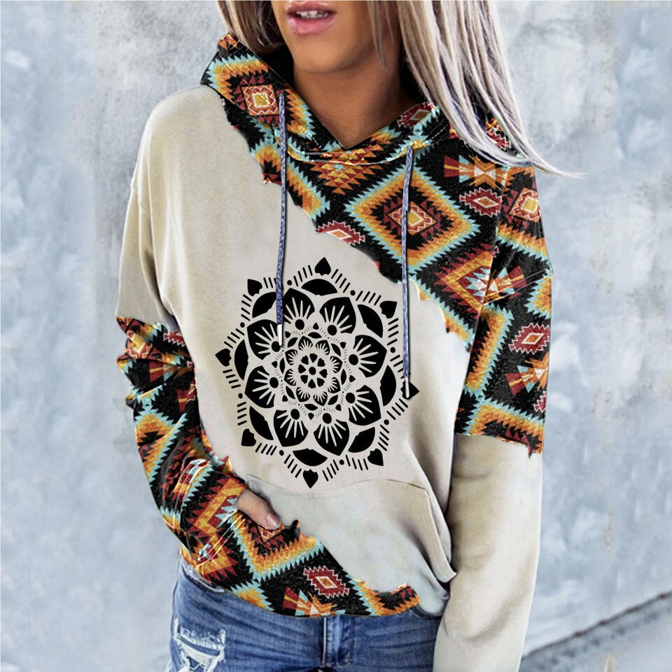 Women’s Western Creative Hoodie - Image 13