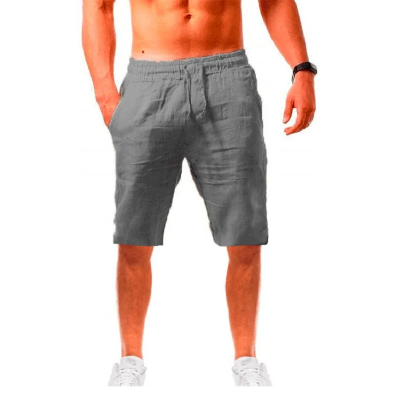 Men's Cotton Linen Shorts - Image 6