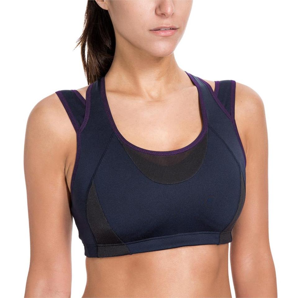 Mesh Patchwork Sports Bra - Image 17