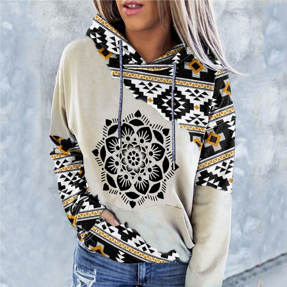Women’s Western Creative Hoodie - Image 12