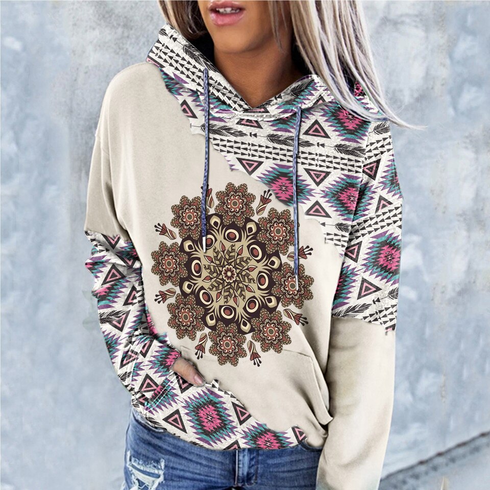 Women’s Western Creative Hoodie - Image 5