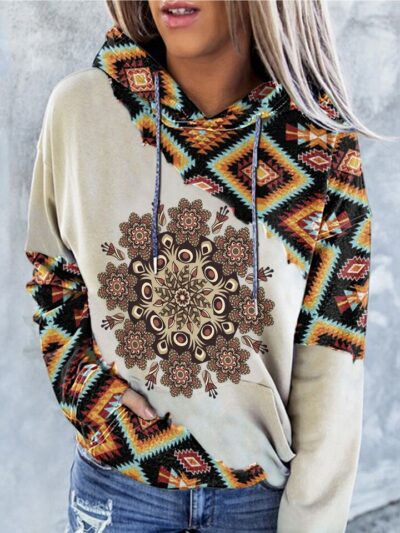 Women’s Western Creative Hoodie