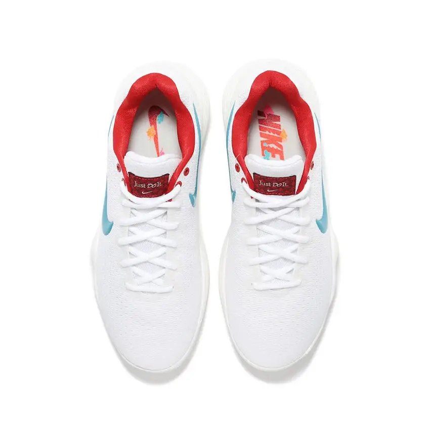 Women's Nike Hyperdunk 2017 Men Sail White University Red - Image 5