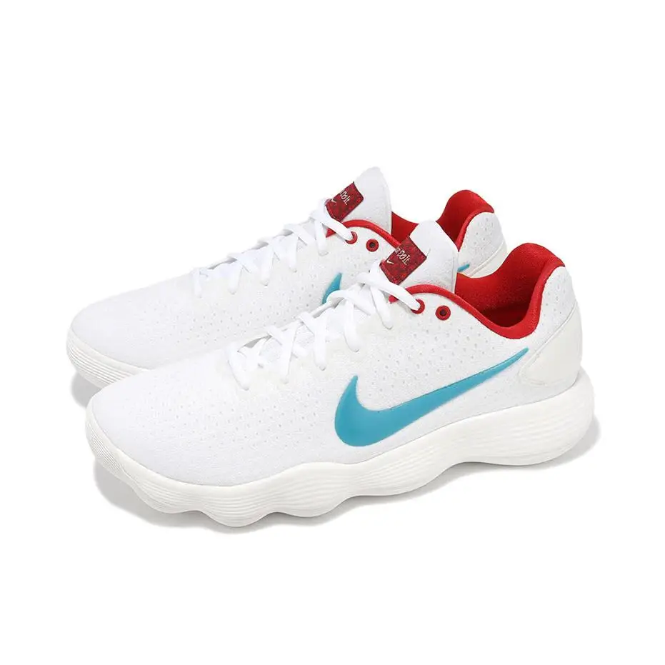 Women's Nike Hyperdunk 2017 Men Sail White University Red - Image 2