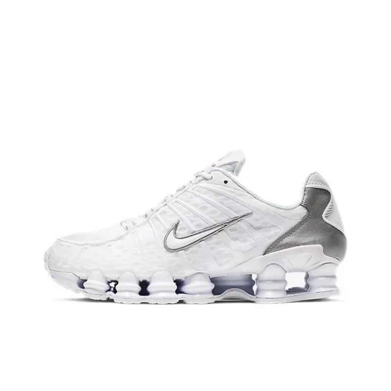 Nike Shox TL White Metallic Silver