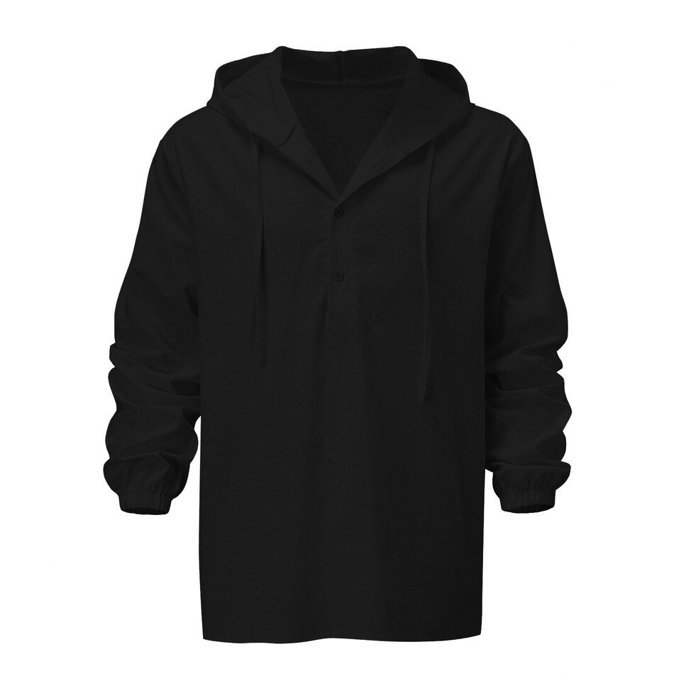 Men Cotton Linen Long Sleeve - Image 6