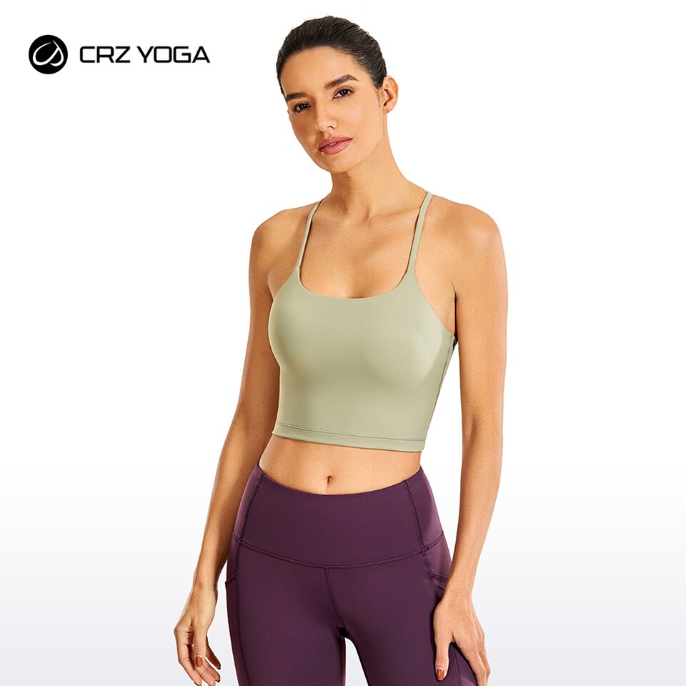 Yoga Workout Crop Tank Top - Image 3