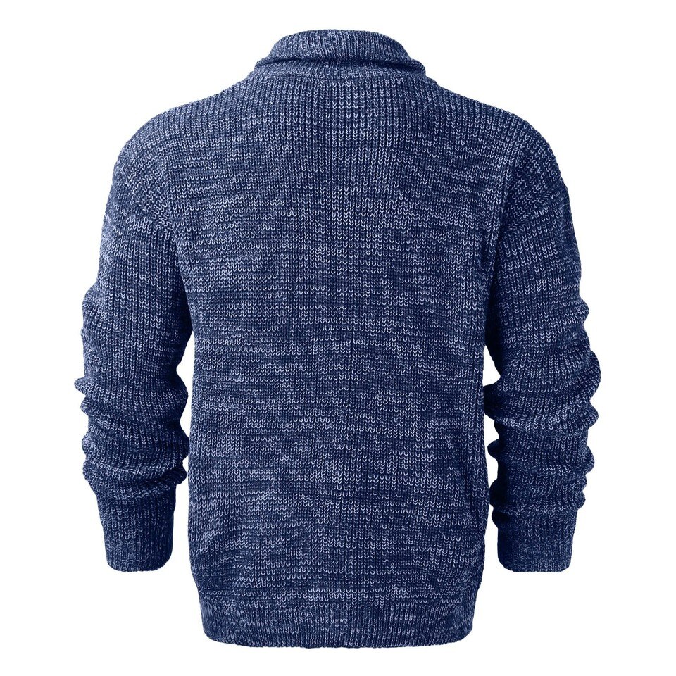 Mens Cable Knit Cardigan - Image 5