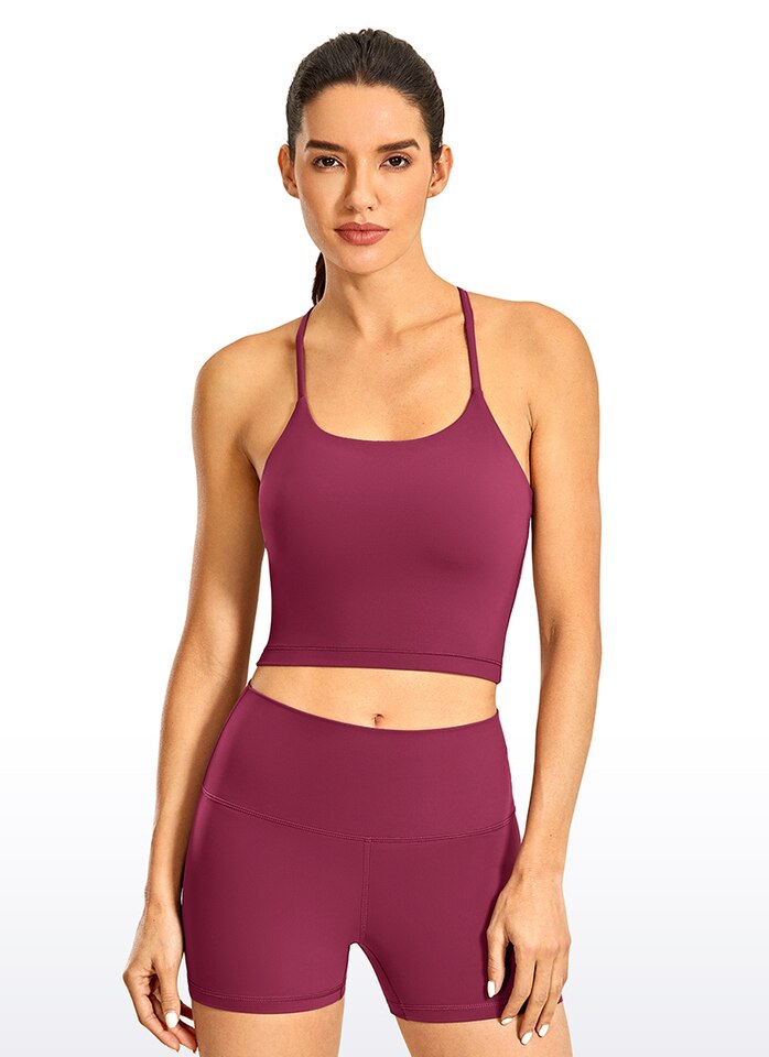 Yoga Workout Crop Tank Top - Image 8