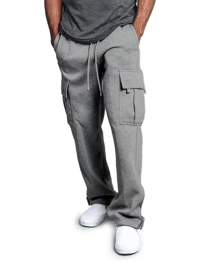 Straight Fit Cargo Joggers
