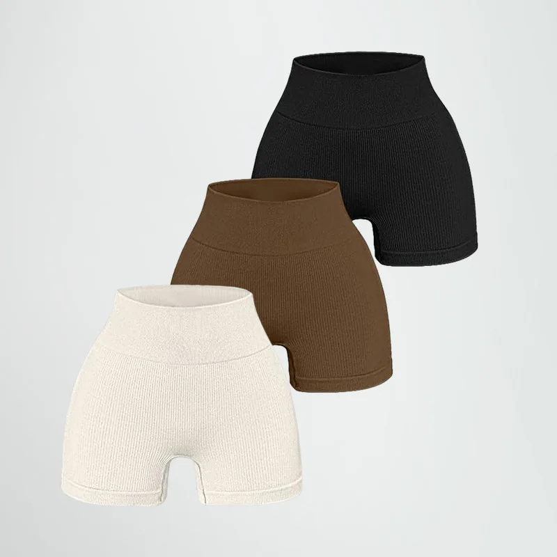High-waisted Yoga Shorts For Women - Image 2