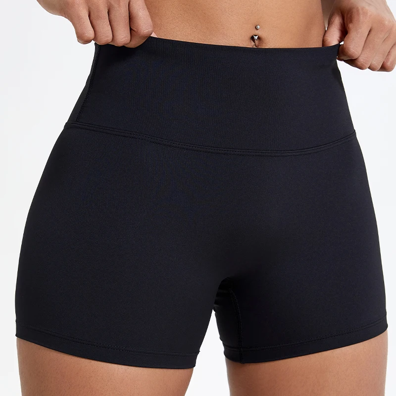 High Waist Yoga Shorts - Image 2