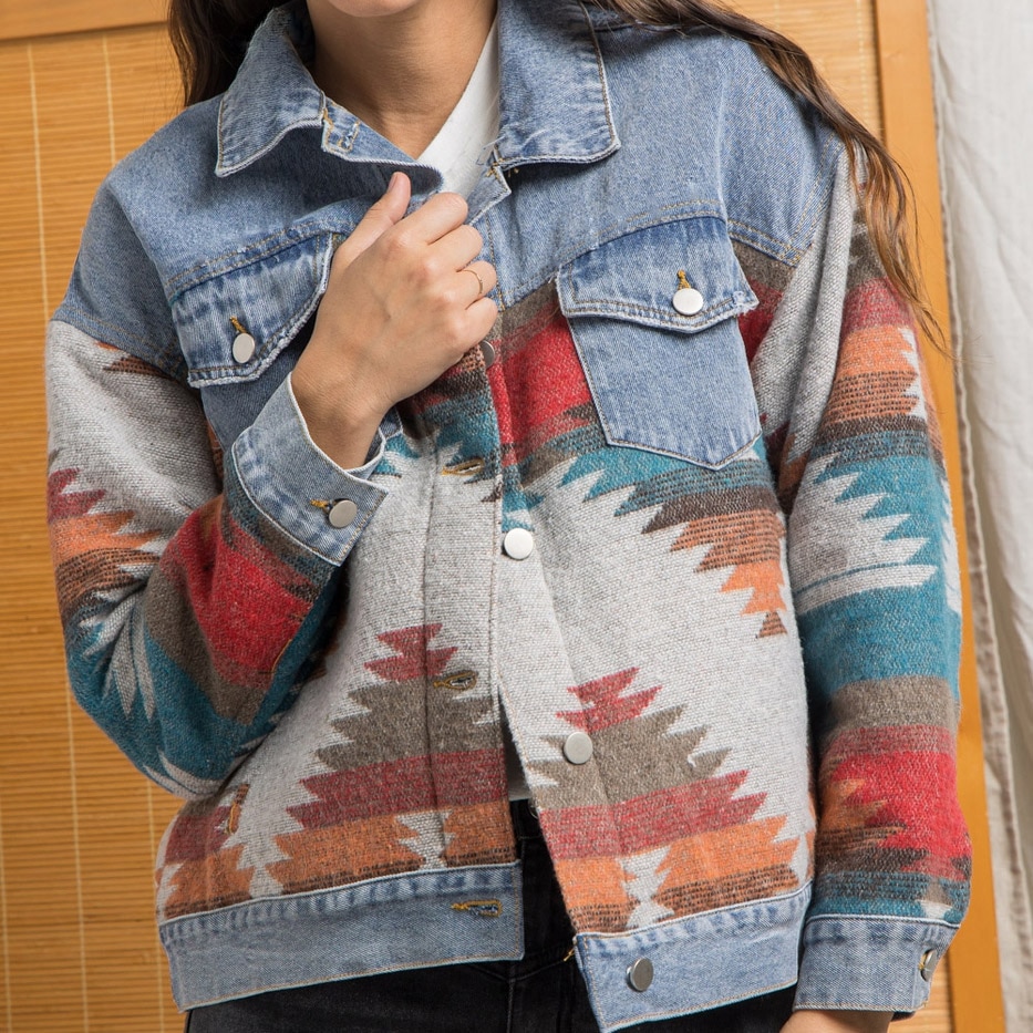 Retro Denim Jacket - Image 5