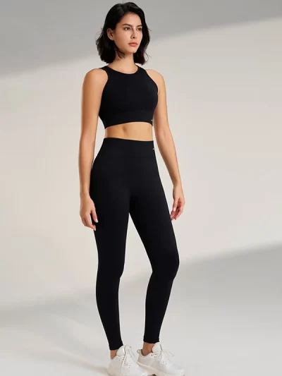 High Waisted Yoga Leggings and Top