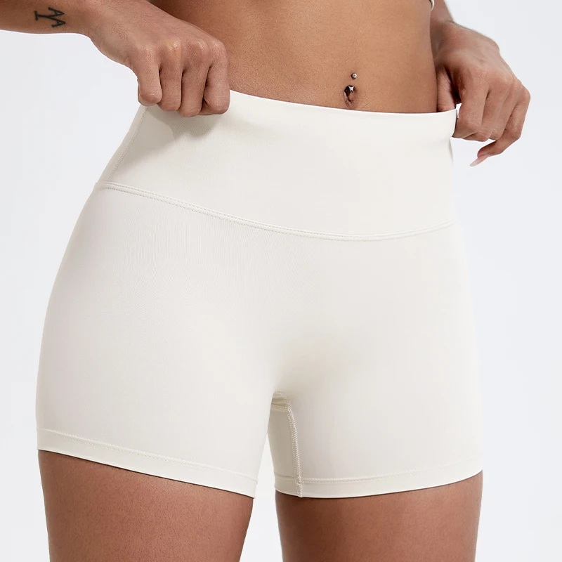 High Waist Yoga Shorts - Image 3