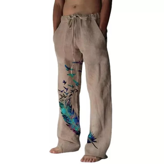 Vintage Casual Men Pants - Image 4