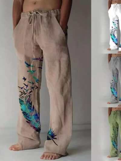 Vintage Casual Men Pants