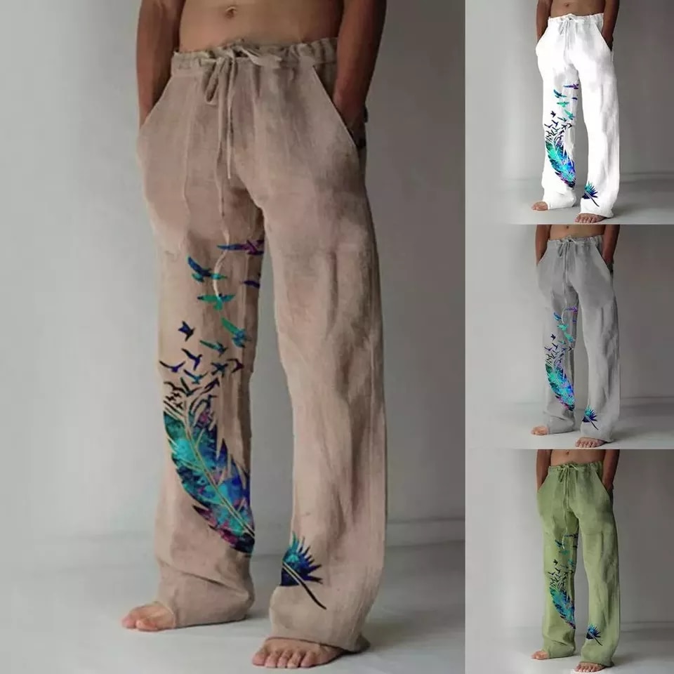 Vintage Casual Men Pants