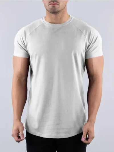 Men's Summer White Casual T-Shirt