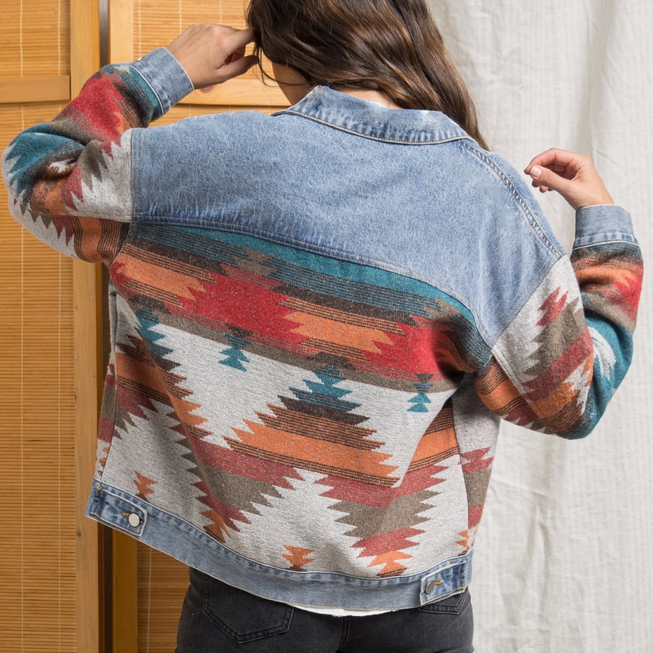 Retro Denim Jacket - Image 3