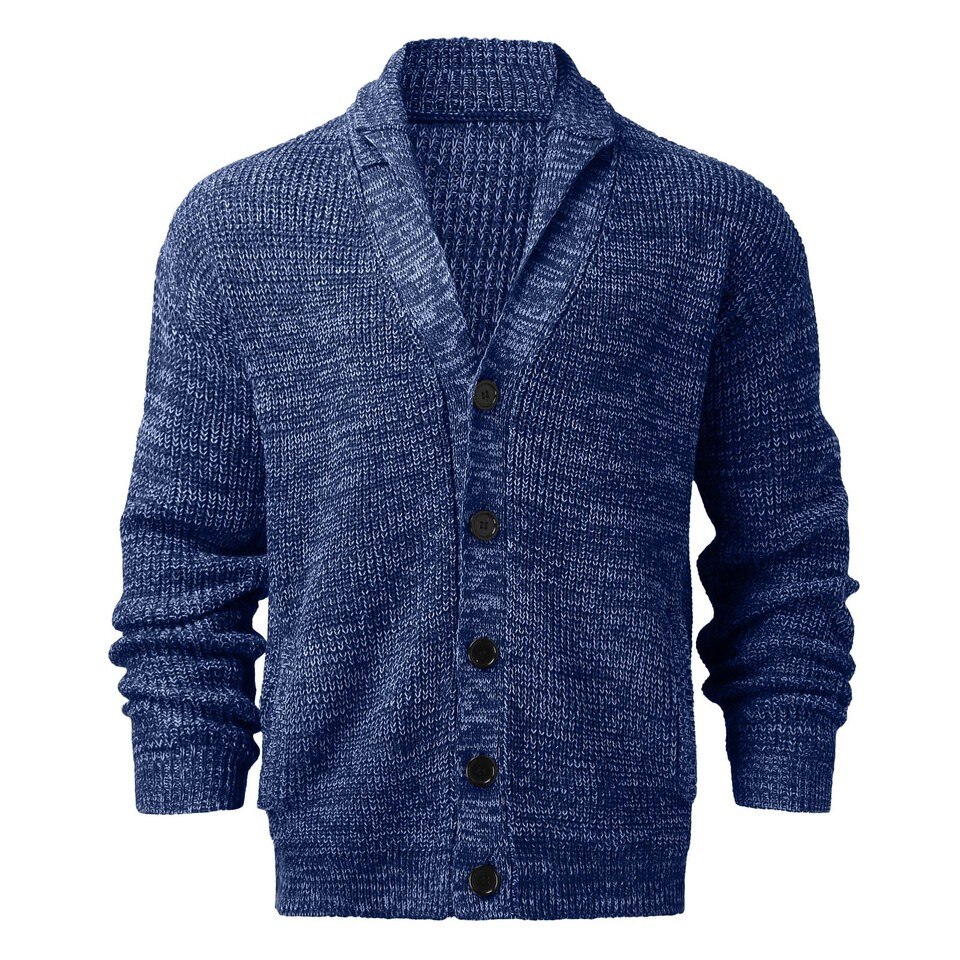 Mens Cable Knit Cardigan - Image 2