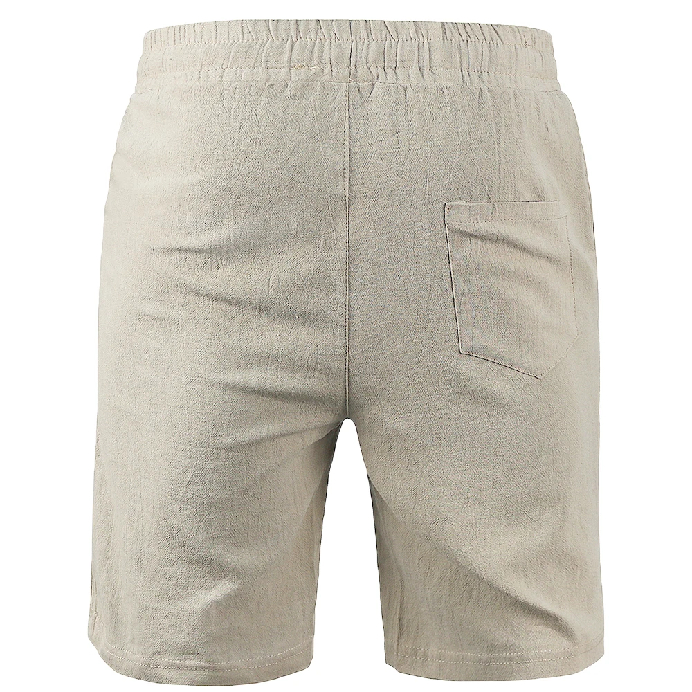 Men's Cotton Linen Shorts - Image 3