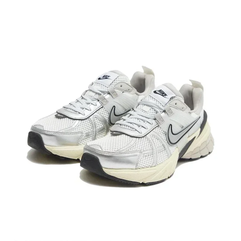Nike V2K Run Summit White Metallic Silver - Image 3