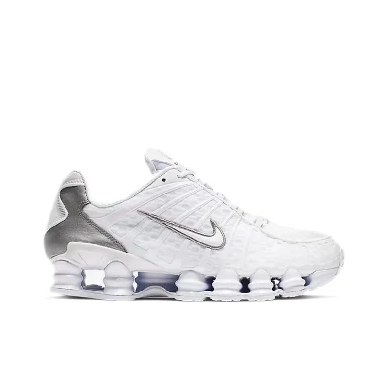 Nike Shox TL White Metallic Silver - Image 2