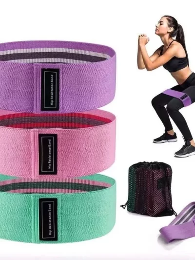 Elastic squat resistance belt