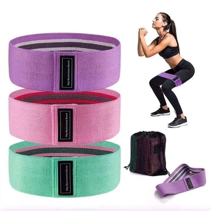 Elastic squat resistance belt